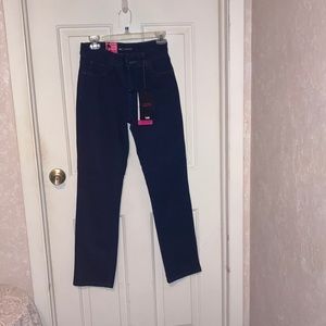 Lee classic fit jeans size 4 petite dark blue